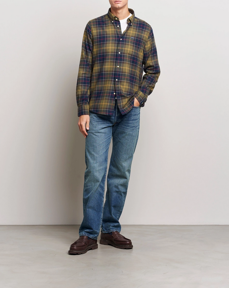 Skjorte - Fortrose Flannel Check Shirt Classic Tartan