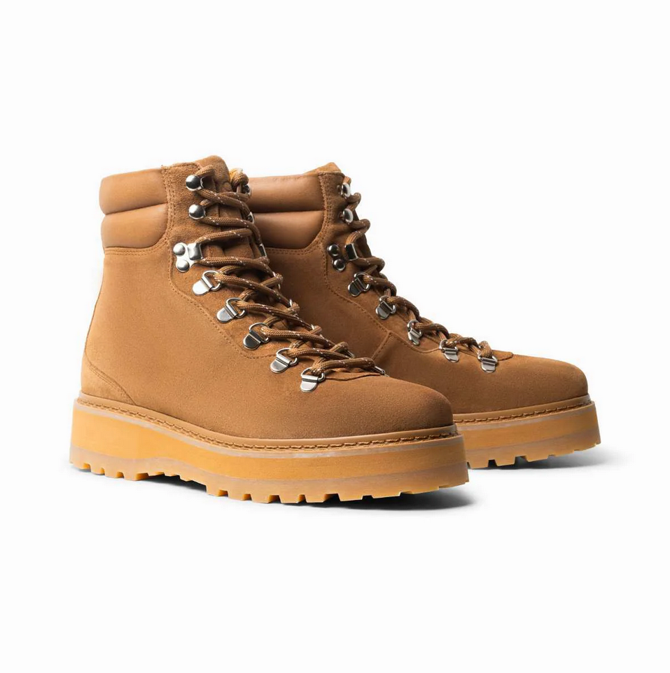 Boots - Hiking Suede Cognac Women