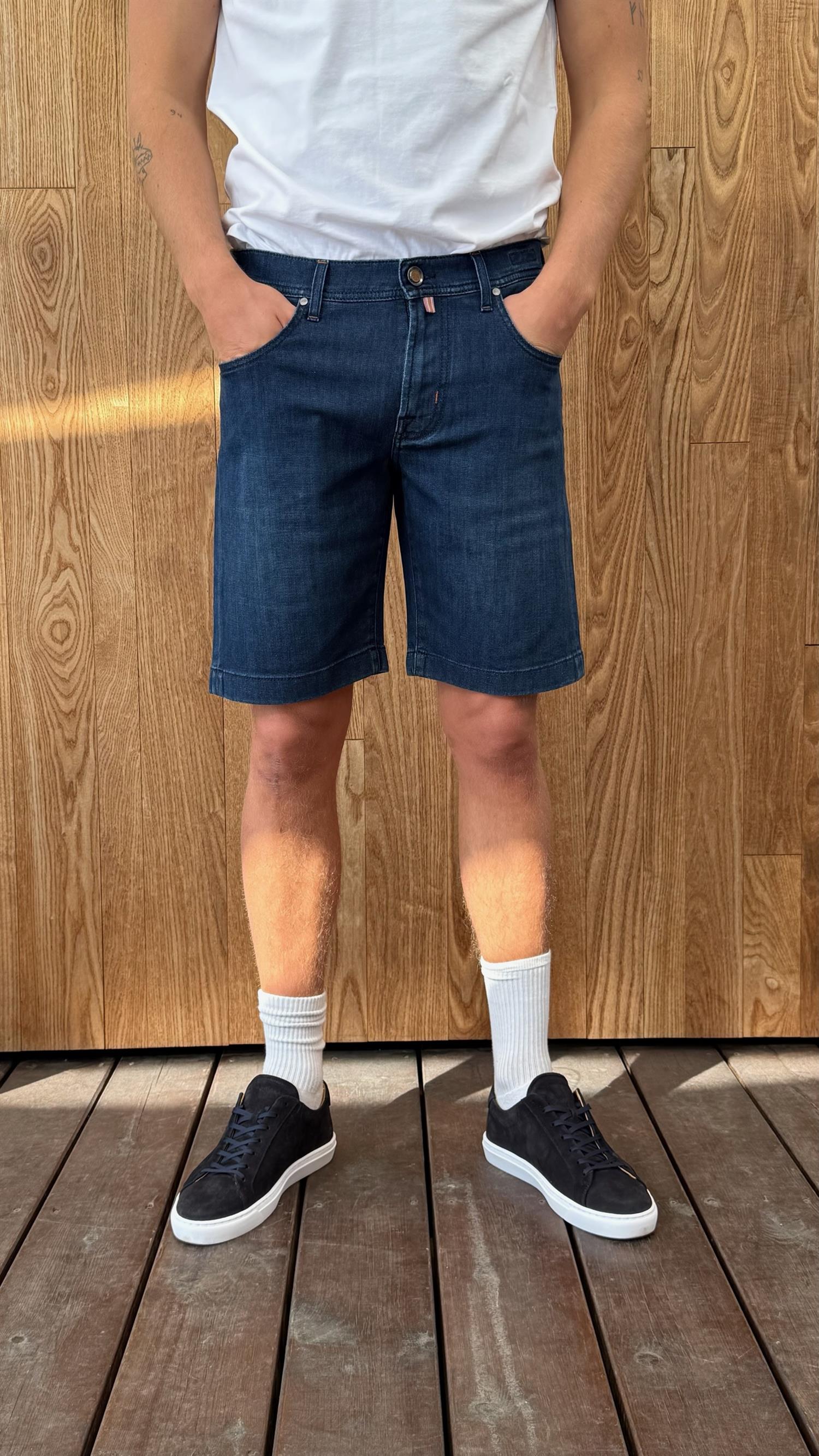 Denimshorts - Nicolas Shorts Denim Blue