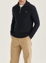 Genser - Hertford Half Zip Navy