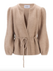 Cardigan - Fredrikke Chunky Cardigan Hazel Beige