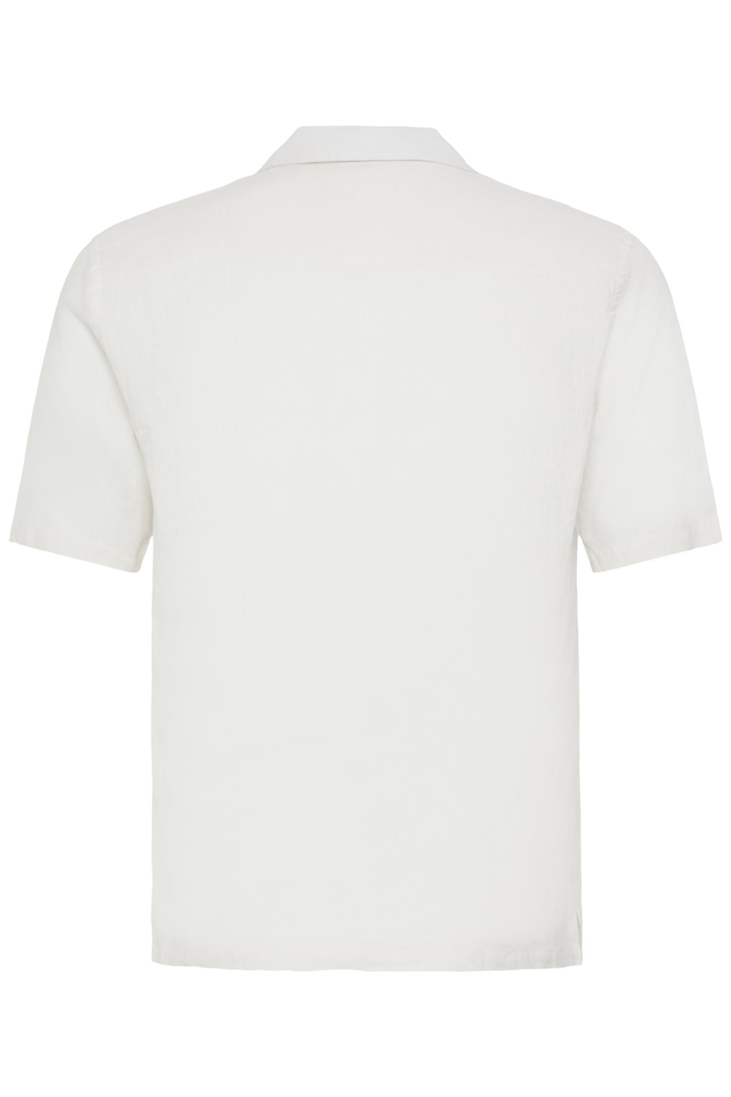 Skjorte - CFSAUBY SS RS Linen Shirt Snow White