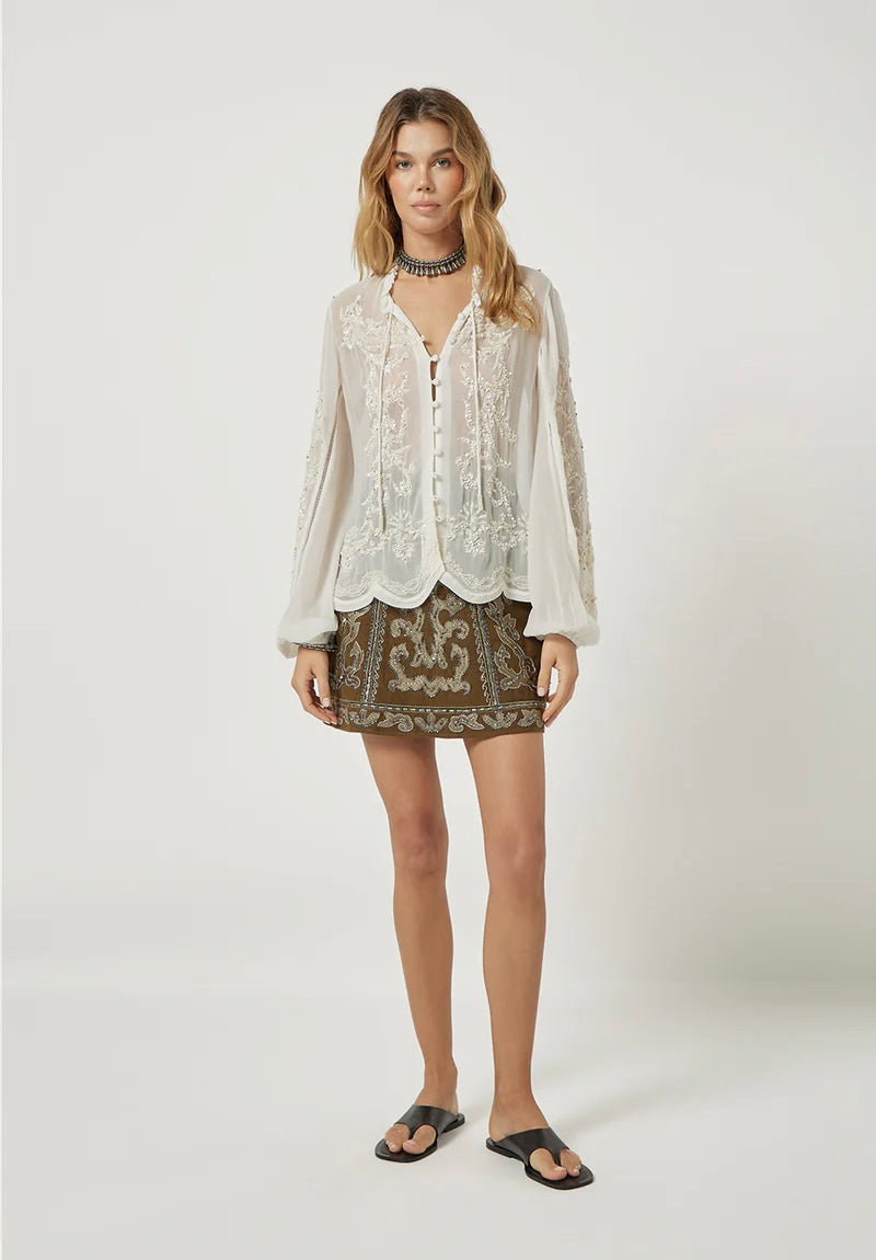 Bluse - Ultane Top Vanilla