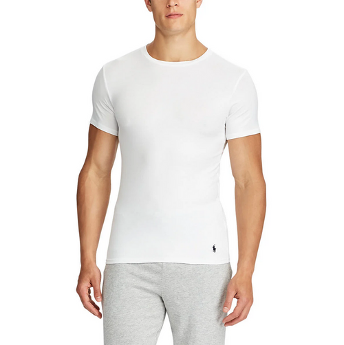 T-Skjorte - Classic 2-Pack Crew Undershirt White