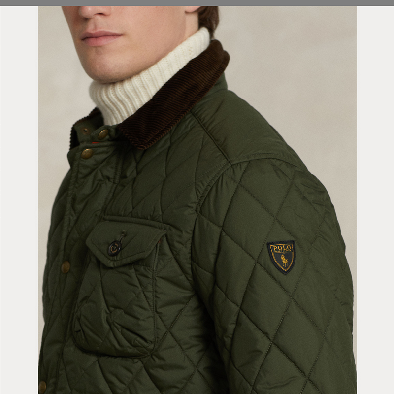 Ytterjakke - The Beaton Quilted Jacket Company Olive