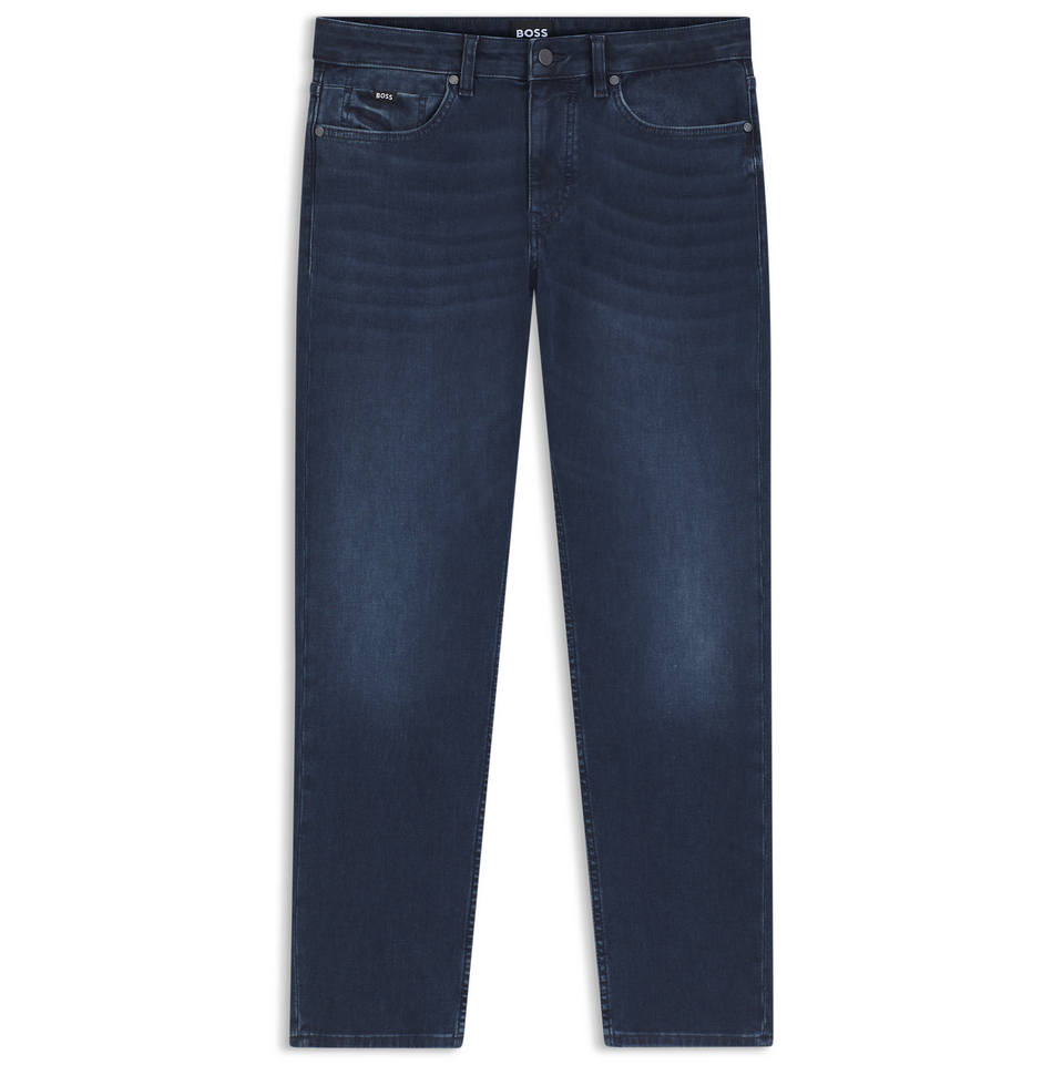 Jeans - Delaware Slim-Fit Jeans Blue Comfort-Stretch Denim Medium Blue