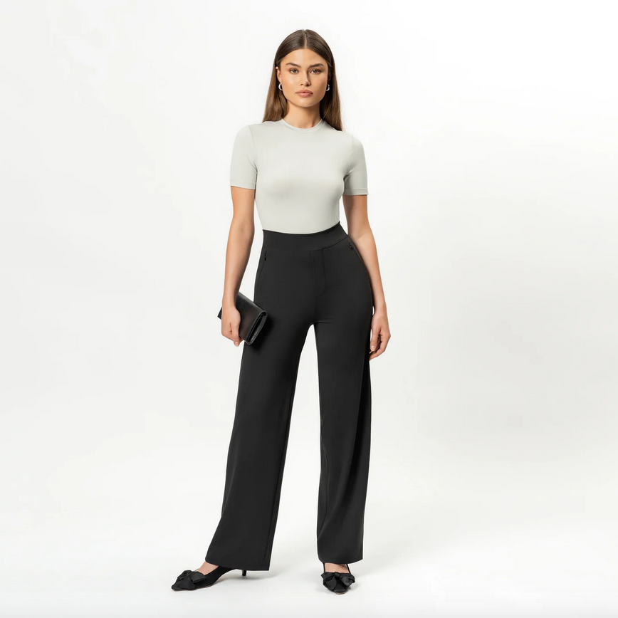 Bukse - Asana Relaxed Straight Pant Black