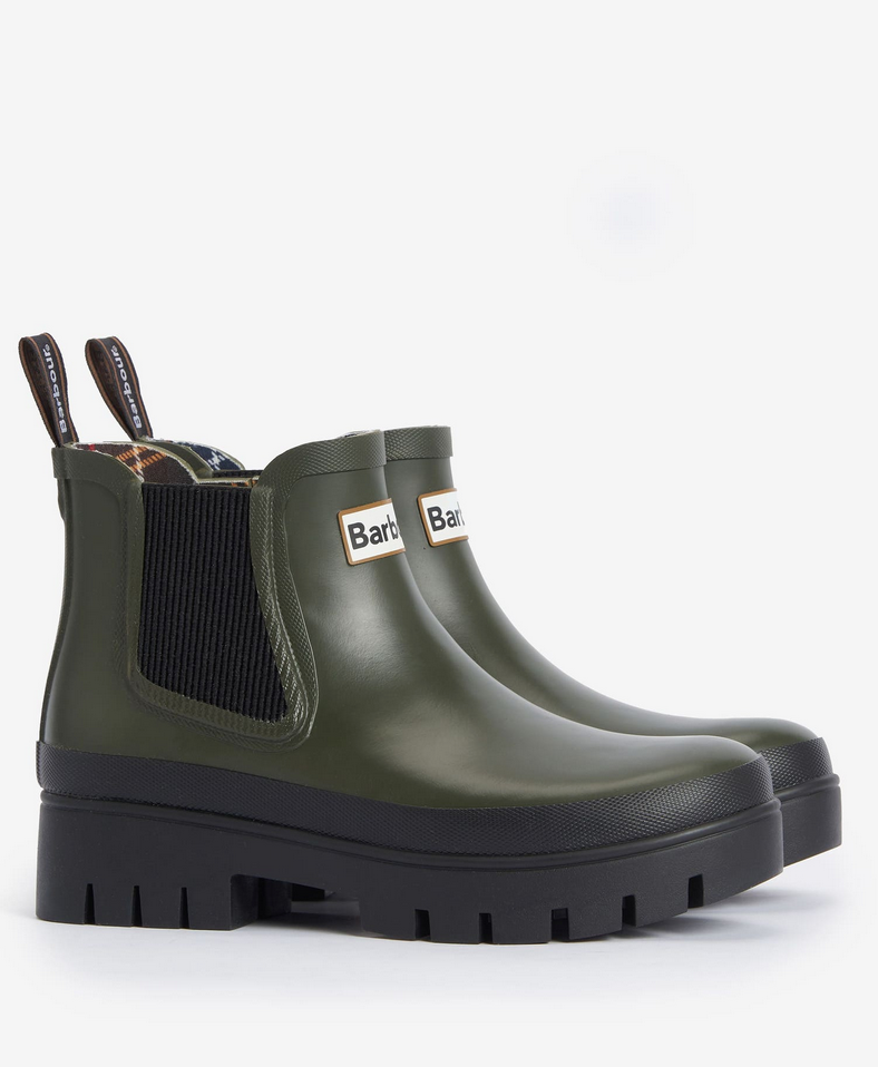 Gummistøvel - Halton Chelsea Welly Boots Olive/Black