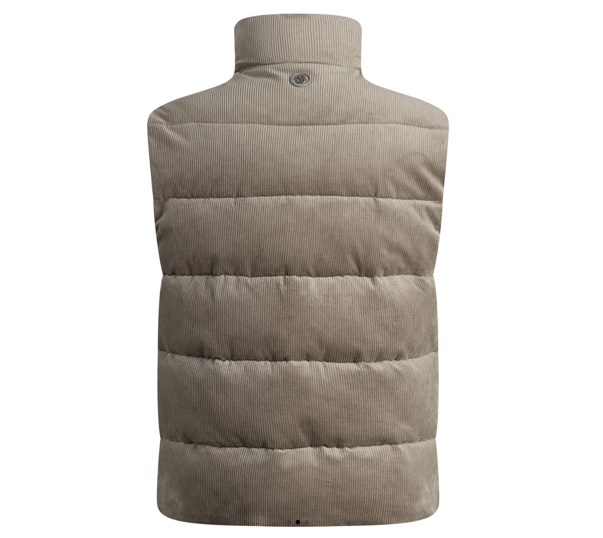 Vest - Candrian Cord Vest Open Borwn