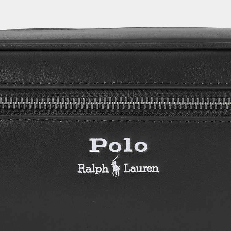 Toalettmappe - Leather Travel Case Black