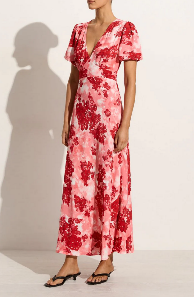 Kjole - Las Mayas Midi Dress Rosella Floral