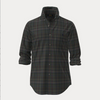 Skjorte - Custom Fit Plaid Brushed Flannel Shirt Pine Navy Multi