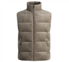 Vest - Candrian Cord Vest Open Borwn