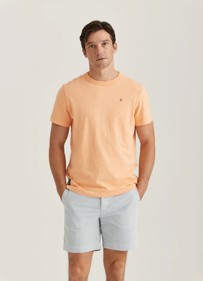 T - Skjorte Watson Slub Tee Orange