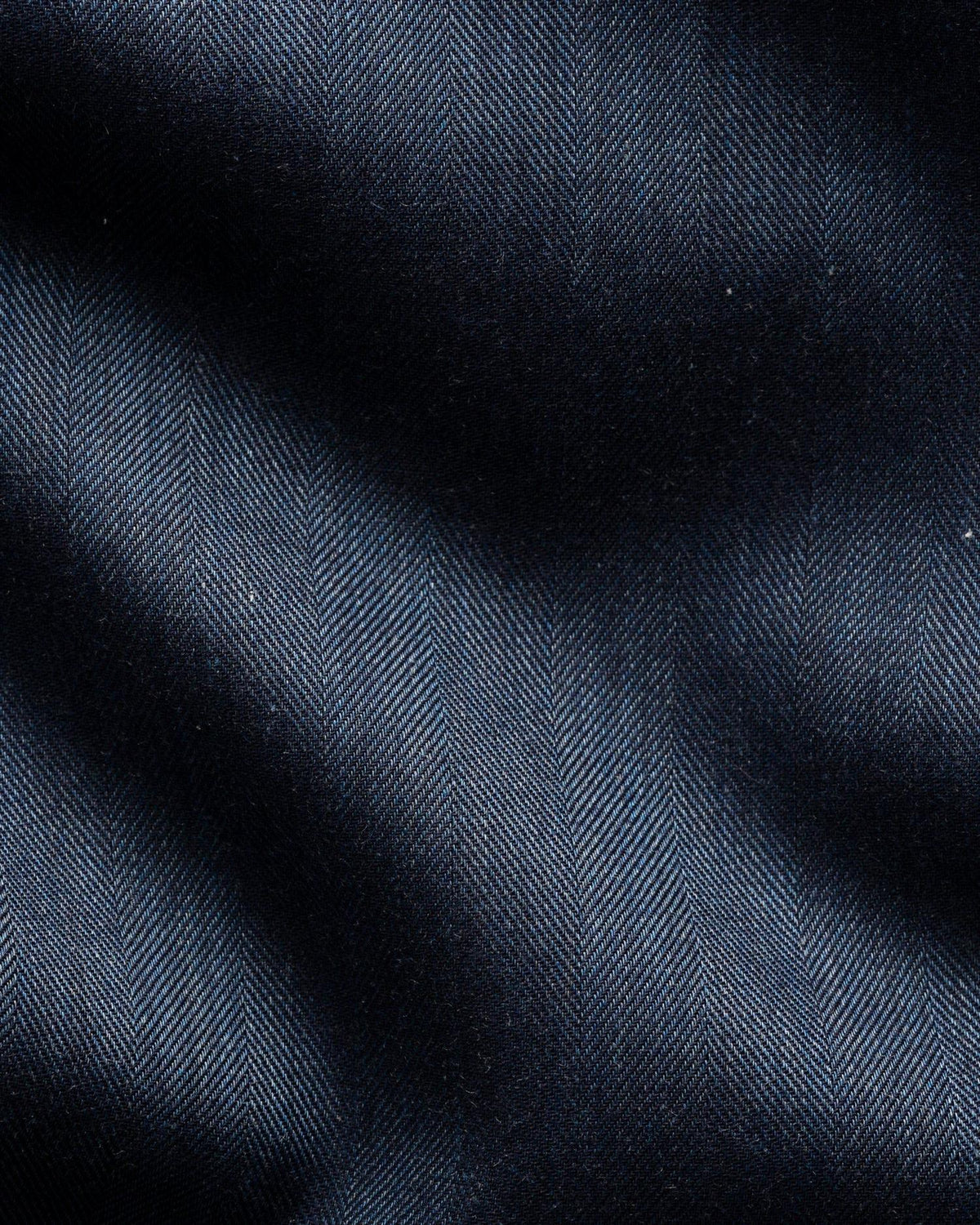 Skjorte - Solid Signature Flannel Slim Fit Shirt Dark Blue