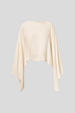 Bluse - Klasia Satin Blouse Ivory