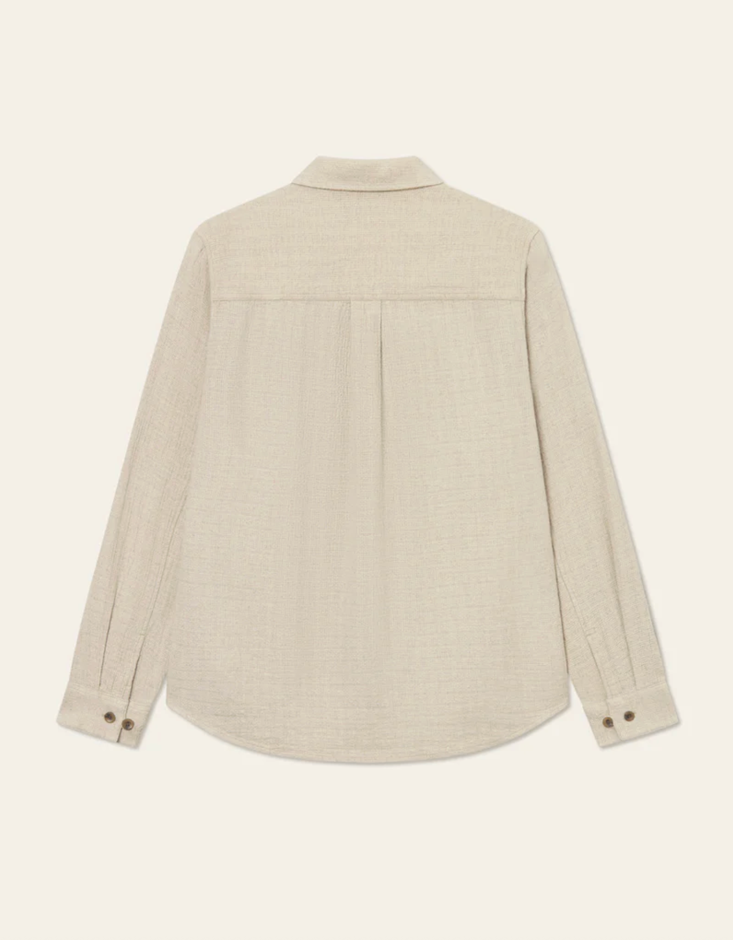 Skjorte - Hamilton Overshirt Light Sand