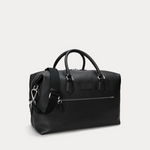 Bag - Pebbled Leather Duffel Black