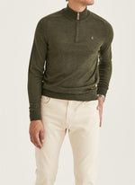 Genser - Merino John Zip Olive