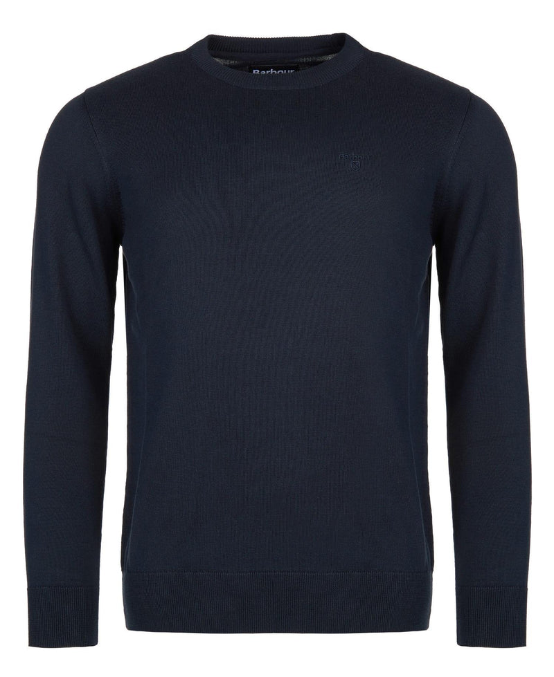 Genser - Pima Cotton Crew Neck Navy