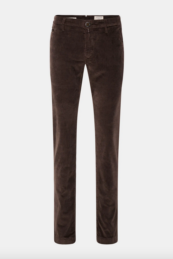 Kordbukse -  Bobby Chino Velvet Corduroy Brown