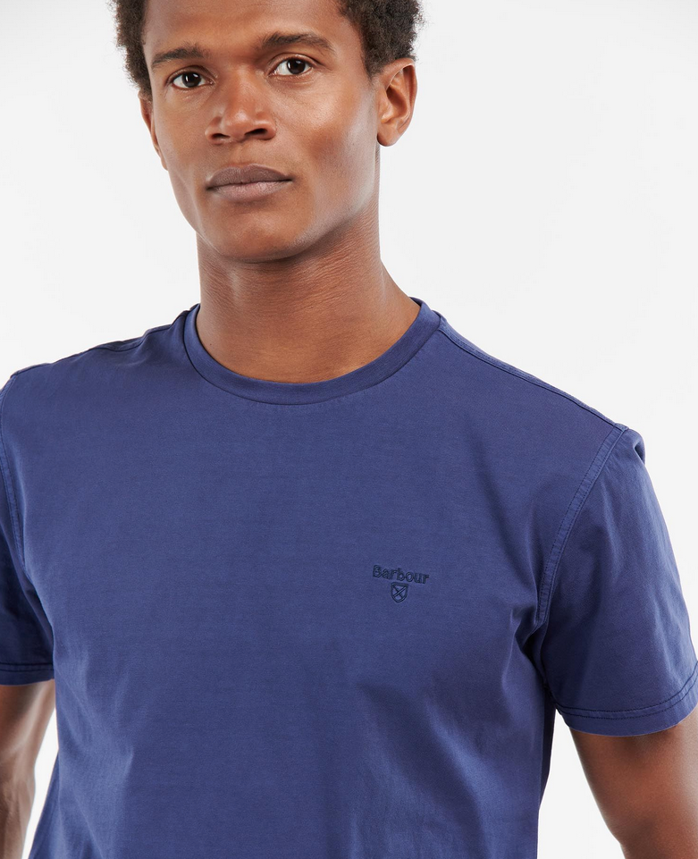 T-Skjorte - Garment Dyed T-Shirt Marine Blue