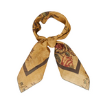 Skjerf - Light Ochre Bloom Scarf