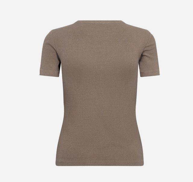 T-Skjorte - Zanora Cotton T-Shirt Marron Glace