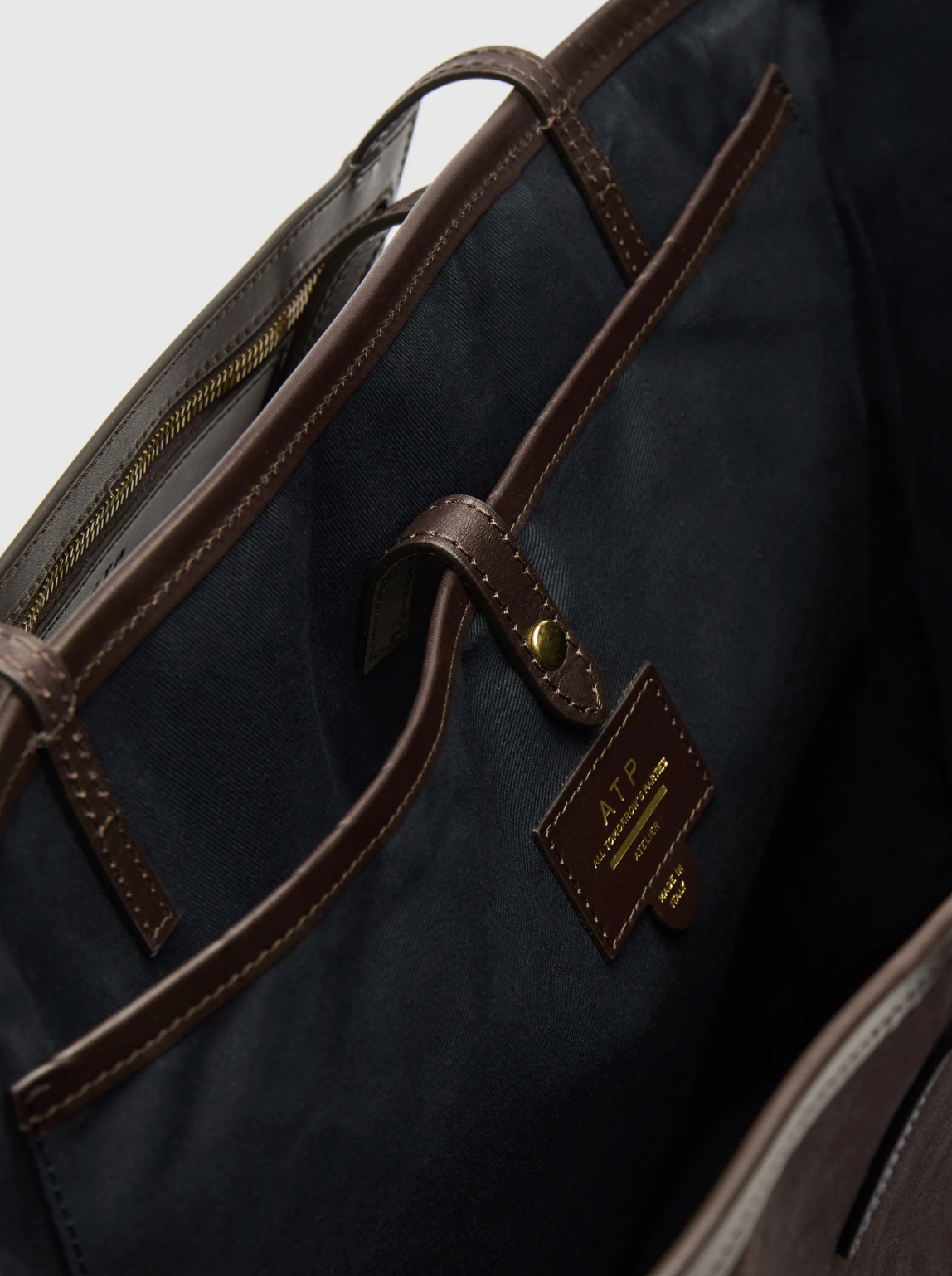 Veske - Eraclea Suede Large Tote Bag Walnut
