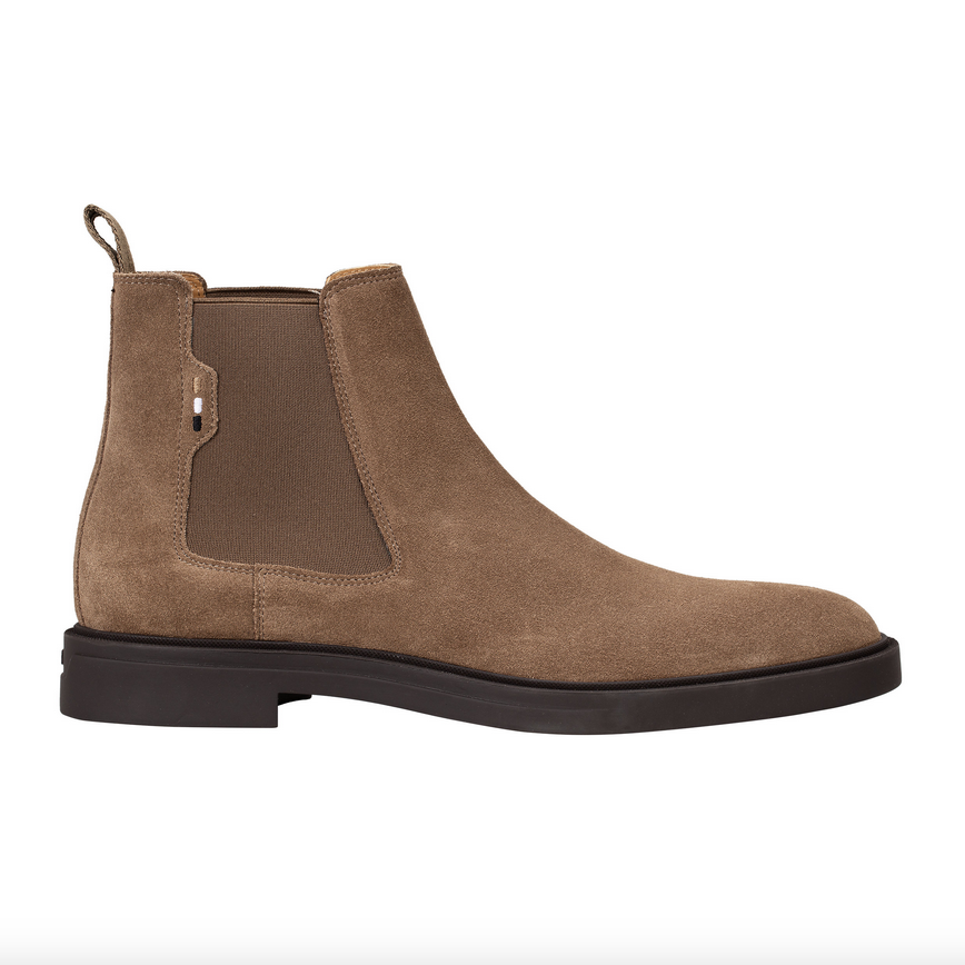 Skoletter - Suede Chelsea Boots Beige