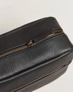 Toalettmappe - Highgate Leather Washbag Black