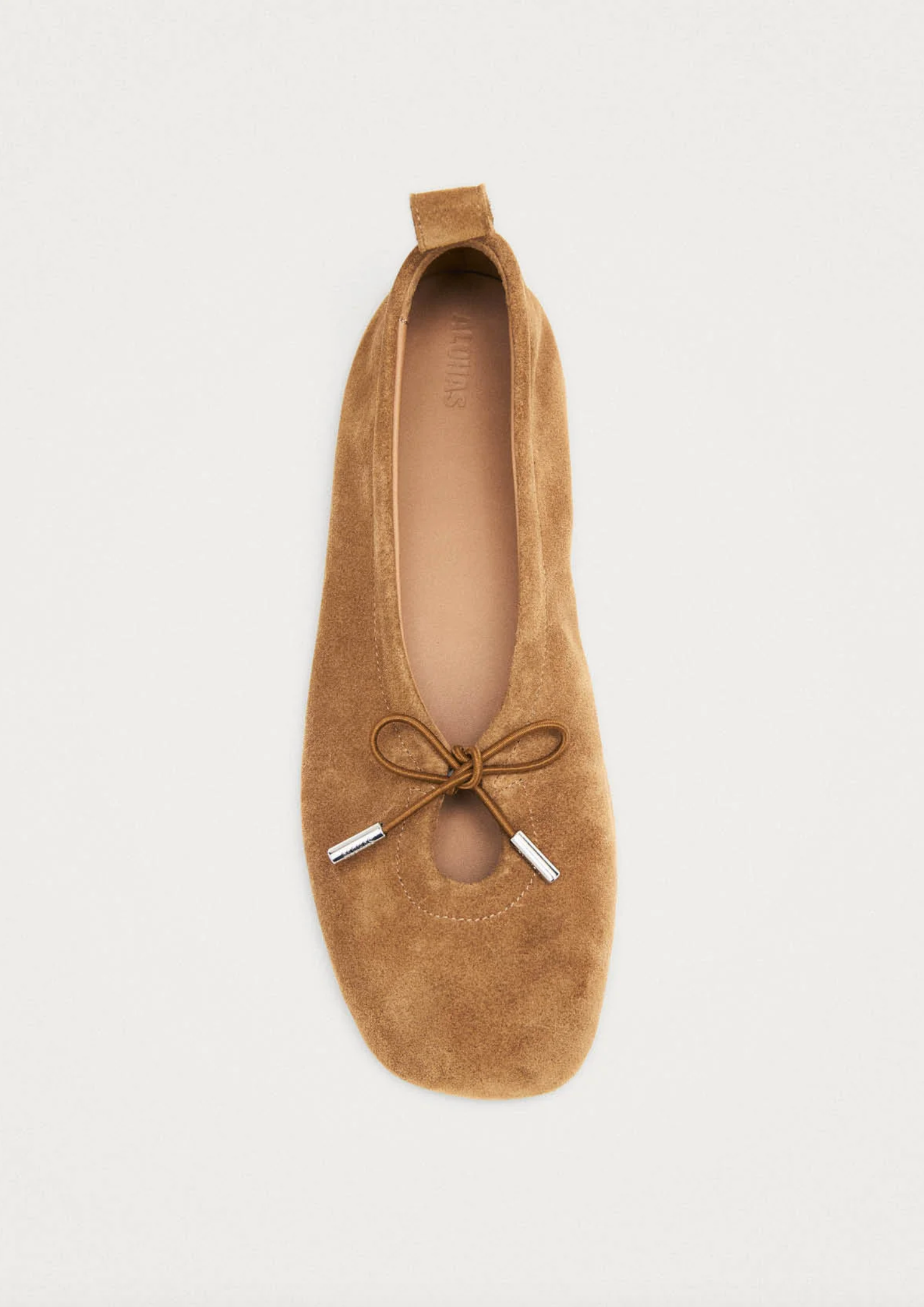 Ballerinasko - Rosalind Suede Tan Leather Ballet Flats