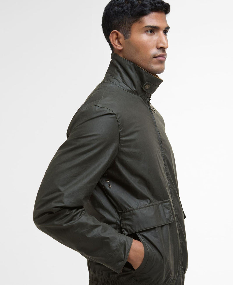 Ytterjakke - Newbury Wax Jacket Olive