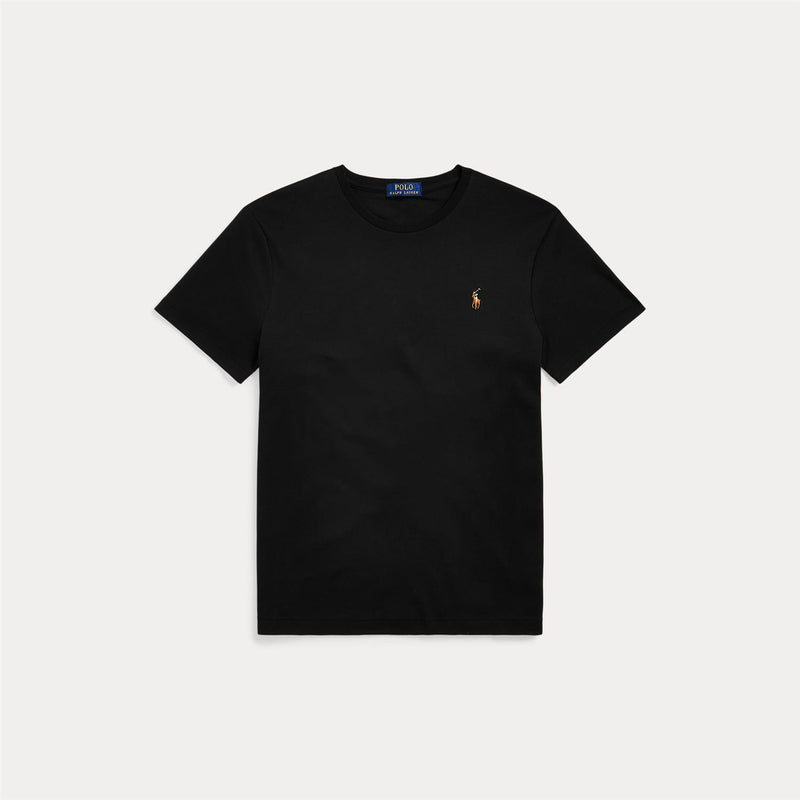 T skjorte - Custom Slim Fit Soft Cotton T-Shirt Black