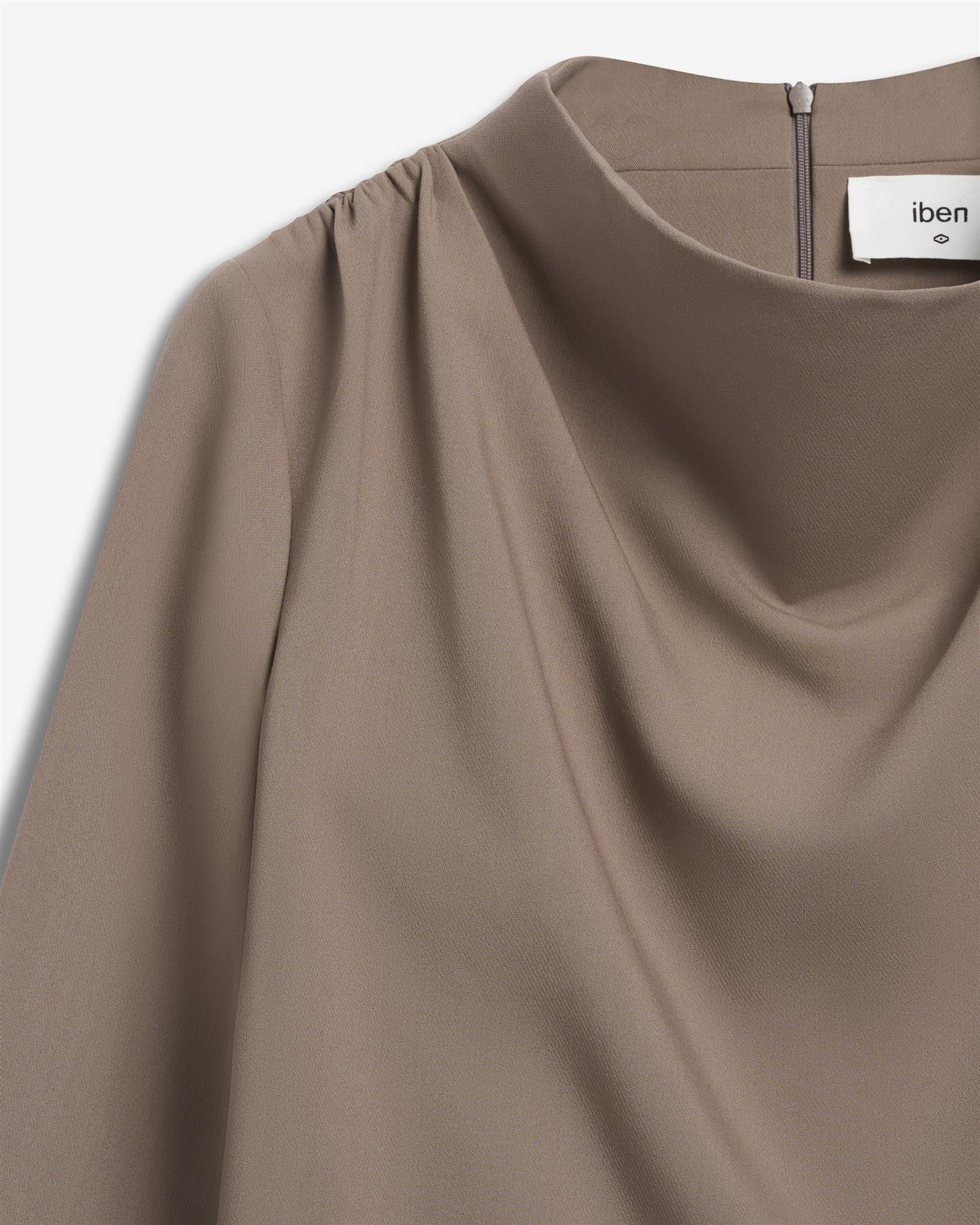 Topp - Beverly Top Taupe Grey
