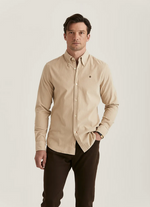 Skjorte - Douglas Cord Shirt-Slim Fit Khaki