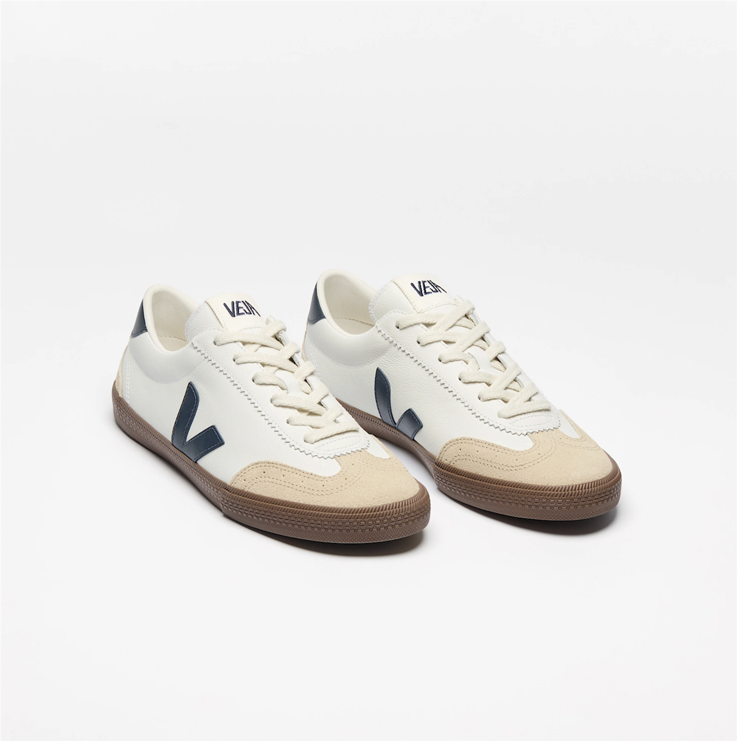 Sneakers - Volley Leather White Nautico Bark M