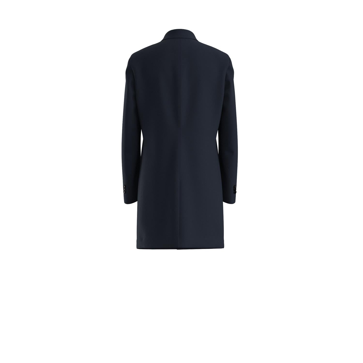 Frakk -  Slim-fit Coat in wool and cashmere dark blue