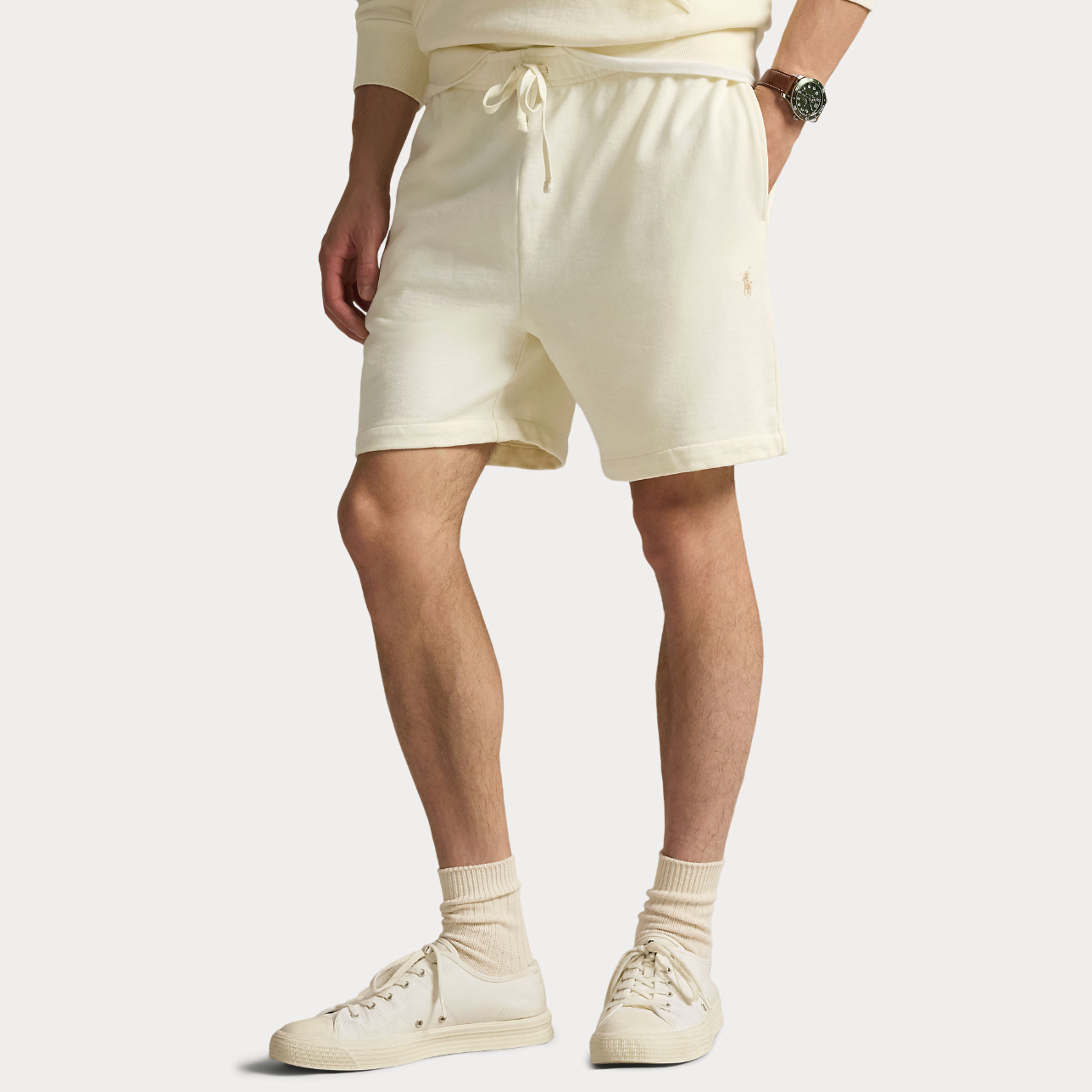 Shorts - Loopback Fleece Short Clubhouse Cream