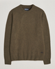 Genser - Essential Patch Crew Neck Sweater Seaweed