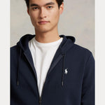 Hettejakke - Double-Knit Full-Zip Hoodie Aviator Navy