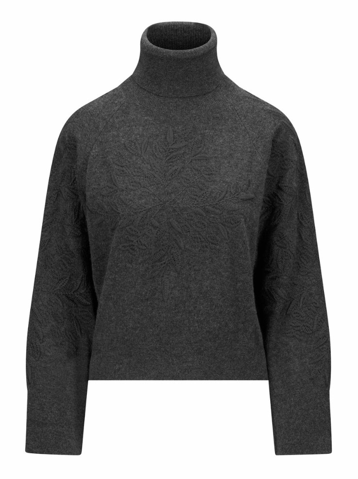 Genser - Tilda Merino Sweater Dark Brown