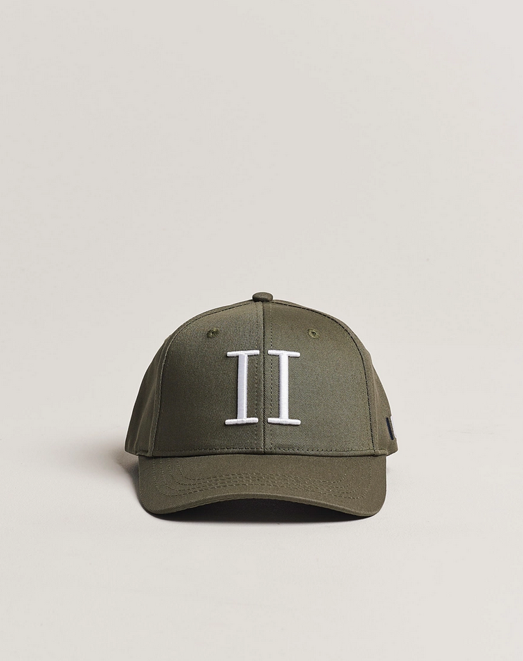 Caps - Encore Organic Baseball Cap Dark Green/White