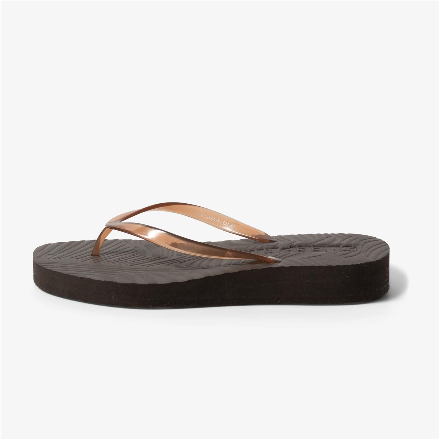 Sandaler - Tapered Platform Brown Transparent