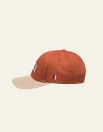 Caps - Blake Baseball Cap Suede 3.0 Terracotta/Dark Sand