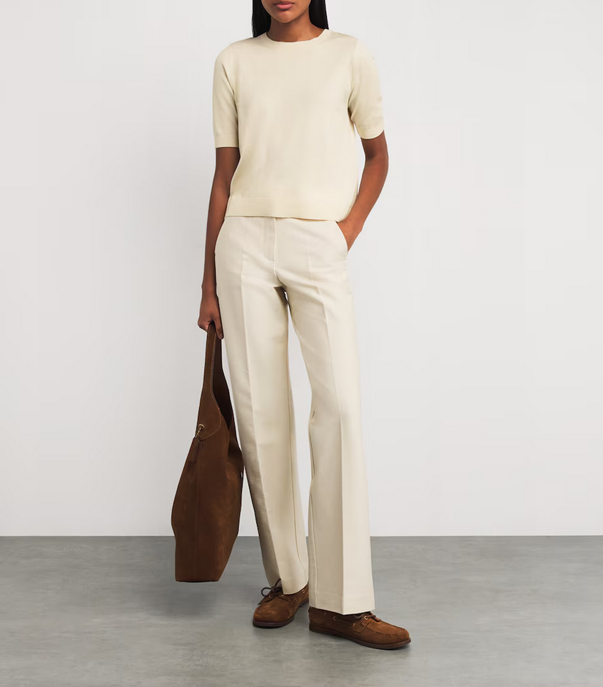 Genser - Musette Silk Cotton Sweater Ivory