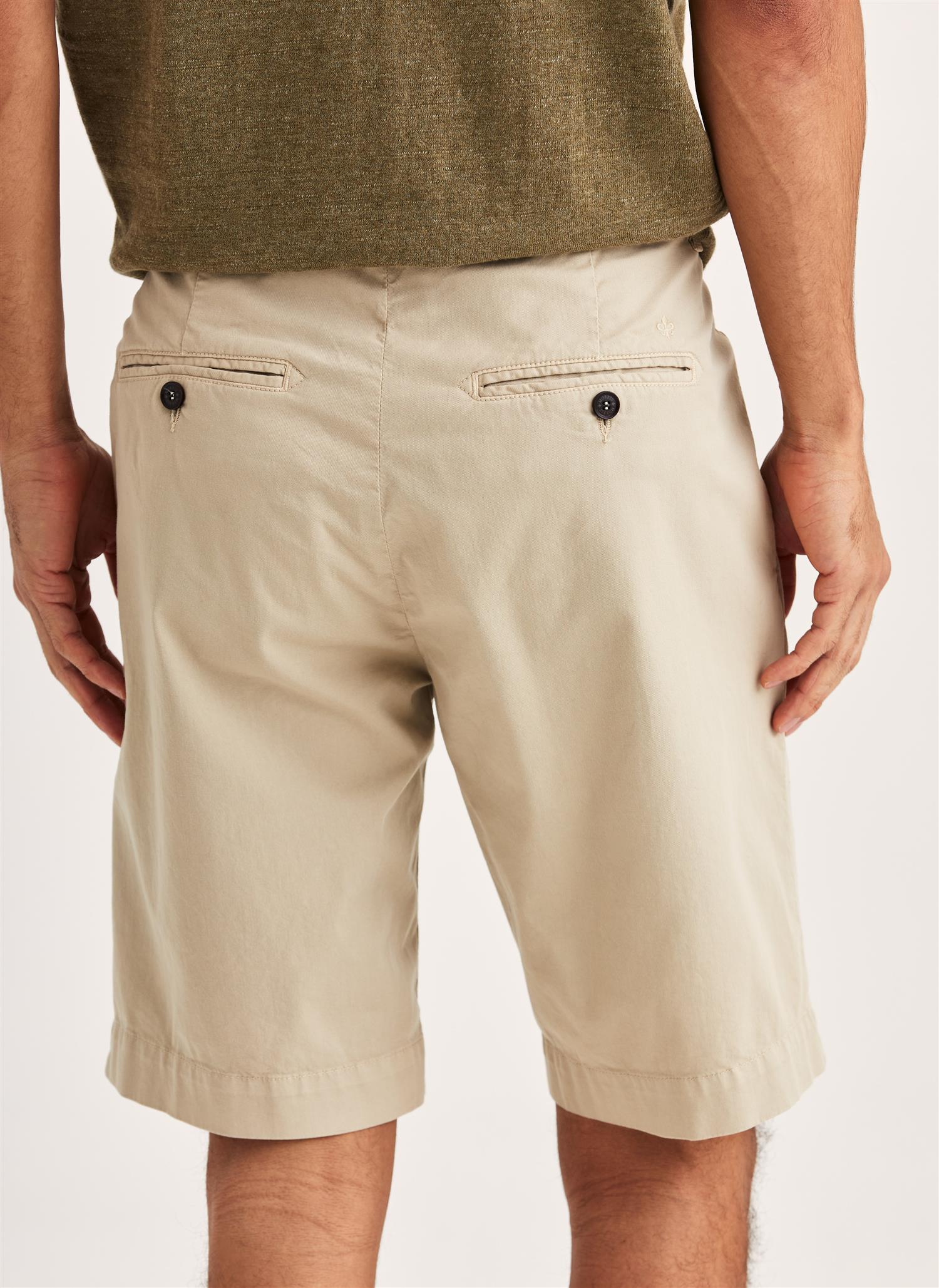 Shorts - Jeffrey Summer Chino Shorts Khaki