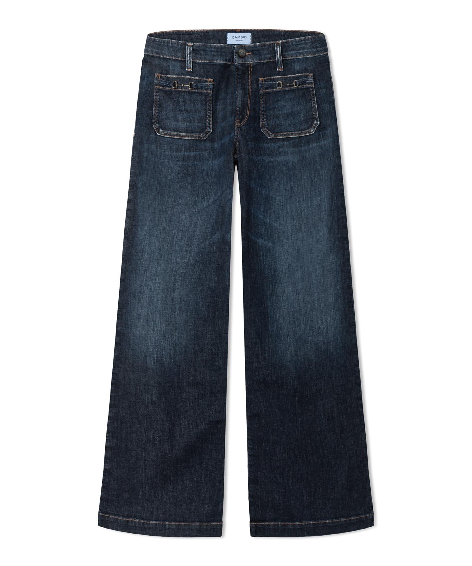 Jeans - Ada patched pocket Pure Flow Blue