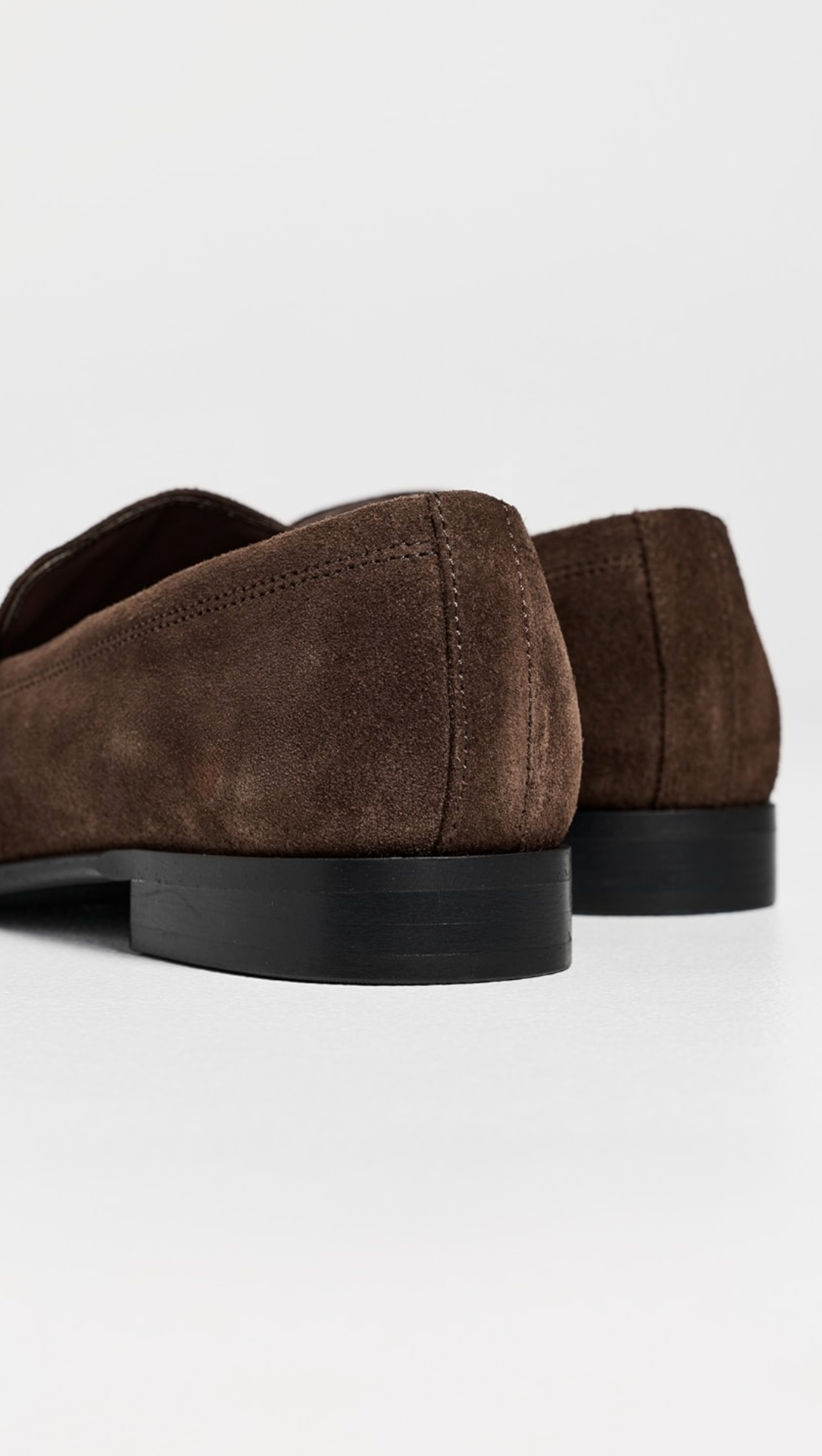 Loafers - Zaha Suede Brown Leather Loafers