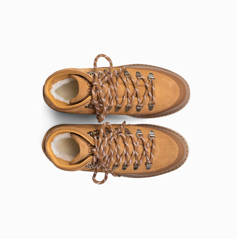 Boots - Core Cap Suede Cognac Woman